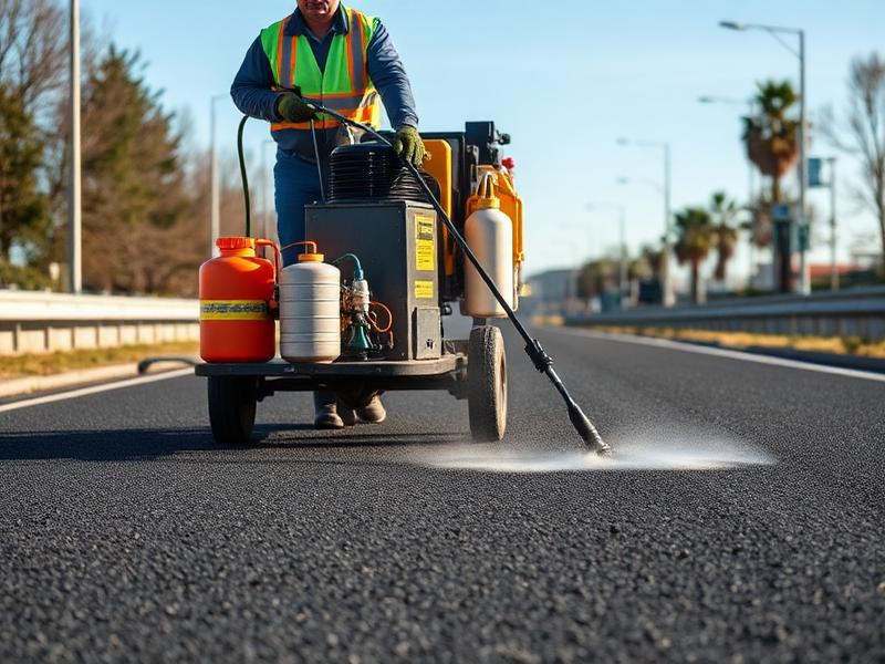 Preventative asphalt maintenance application
